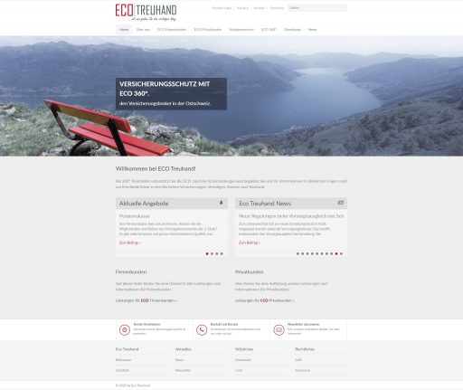 Webdesign ECO Treuhand
