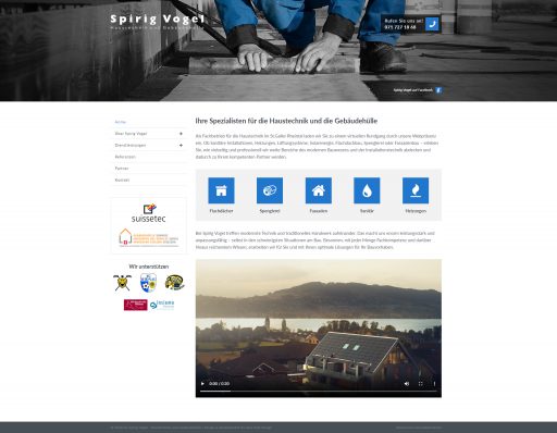 Webdesign Spirig Vogel