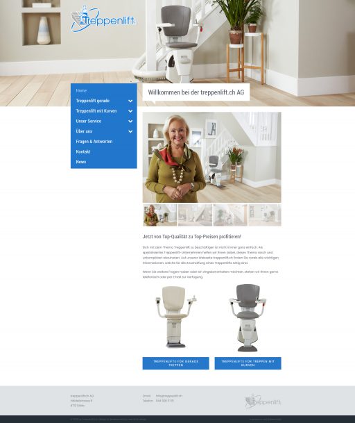 Webdesign Treppenlift.ch