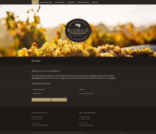 Webdesign Maienhalde