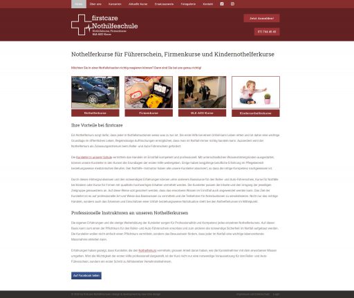 Webdesign Firstcare