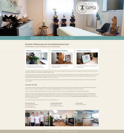 Webdesign Gesundheitspraxis Good