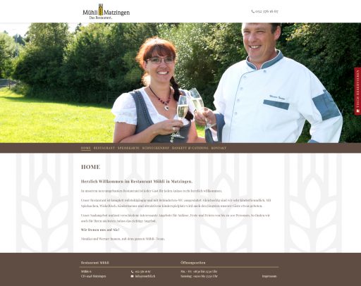 Webdesign Mühli Matzingen