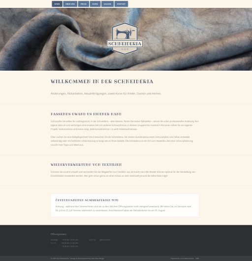 Webdesign Schneideria