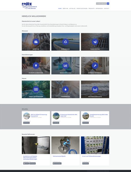 Webdesign Seitz Messtechnik