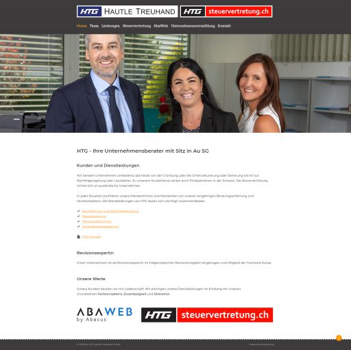 Webdesign Hautle Treuhand
