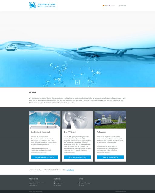 Webdesign HWT Brunnenstuben