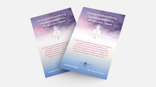 Flyer Design Energiebehandlung