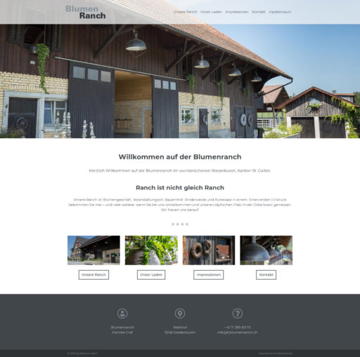 Webdesign Blumenranch