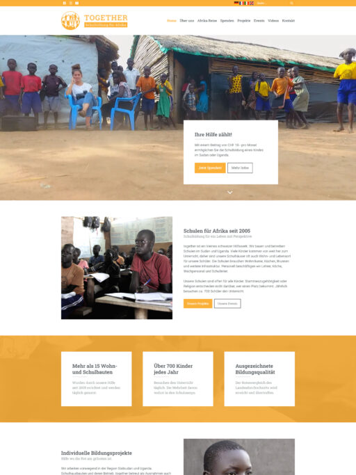 Webdesign Verein together