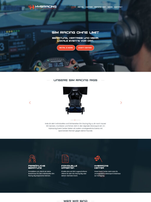 Webdesign Hybracing.ch