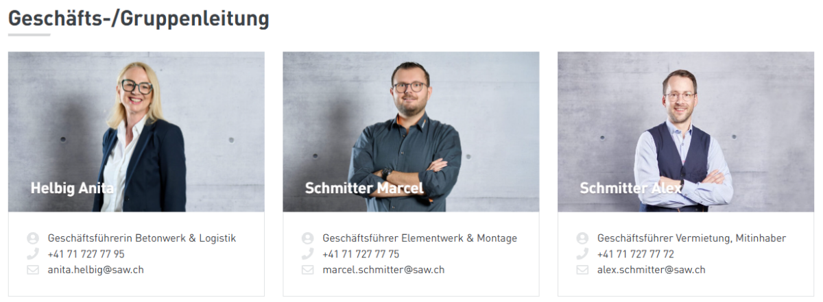Webdesign SAW Gruppe 1