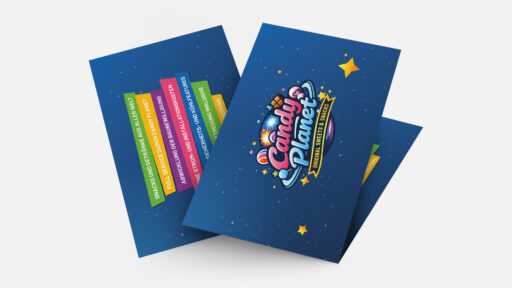 Flyer Design Candy Planet