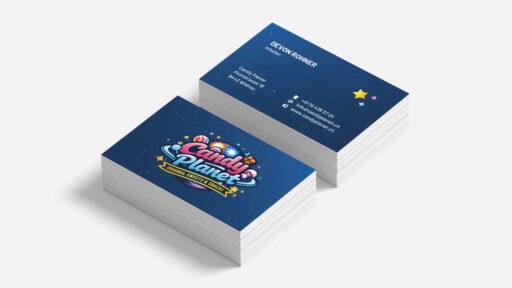 Visitenkarten Candy Planet